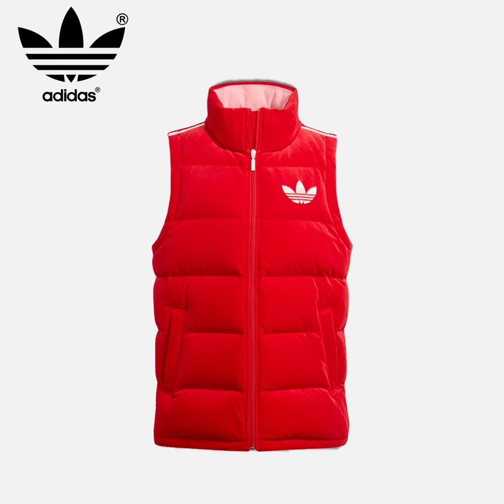 ✨Adidas BNEW Adicolor Heritage Now Red Velvet Vest XSmall